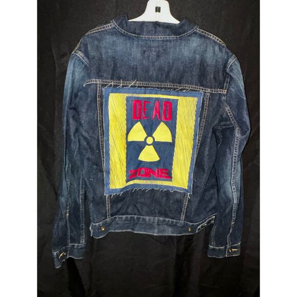 Vintage Dead Zone Back Patch Denim Jacket J. Crew